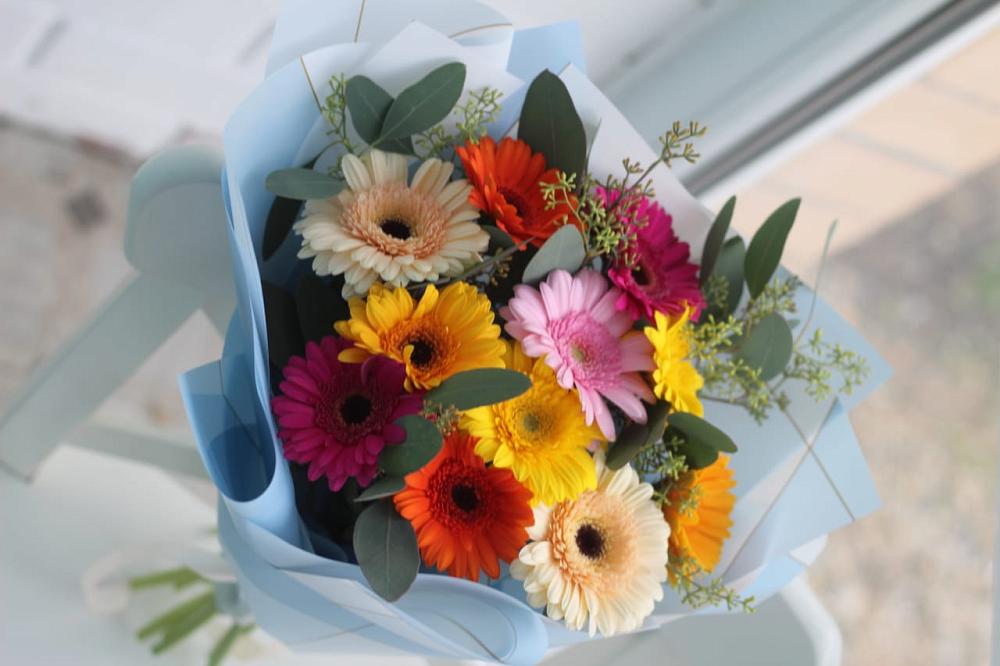 Букет цветов из: Герберы в Николо-Варваринке