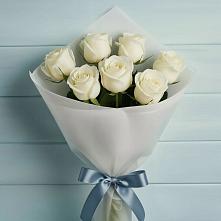 Букет 7 Белых роз Эдлесс Лав #REPLACE_PRED# Николо-Варваринке