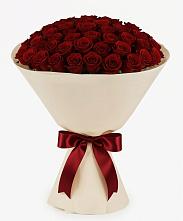 Букет 101 Бордовая роза Блэк Бакарра в Николо-Варваринке