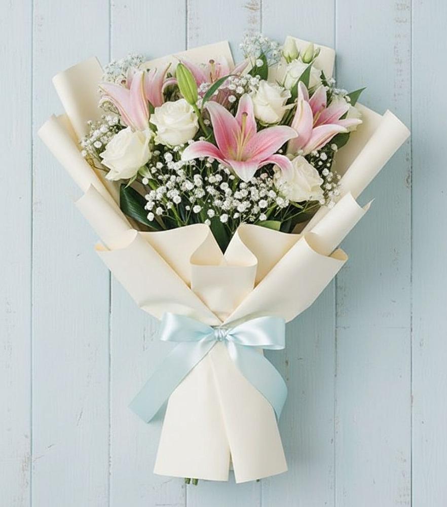 Букет цветов из: Лилии в Николо-Варваринке