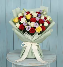 Букет цветов из:  Розы в Николо-Варваринке