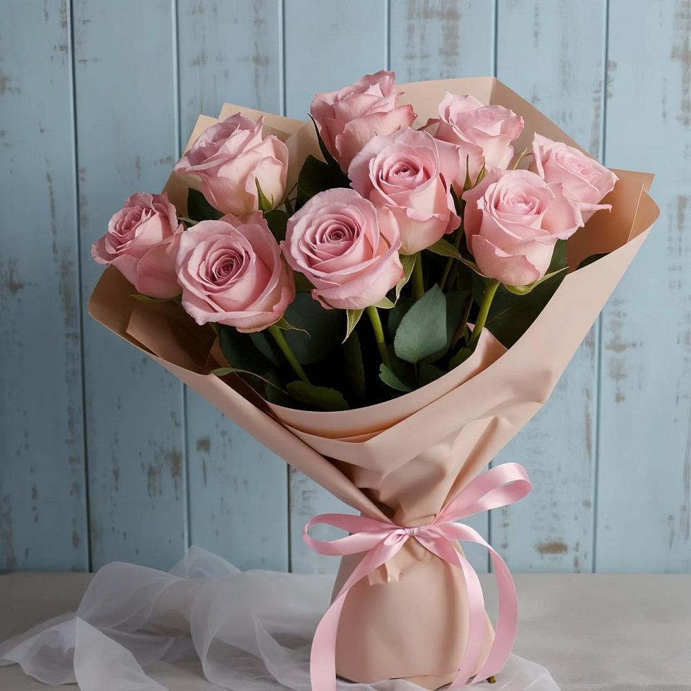 Букет цветов из: Розы в Николо-Варваринке