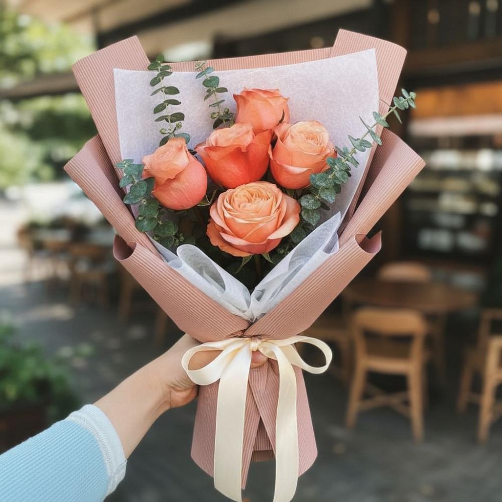 Букет цветов из: Розы в Николо-Варваринке