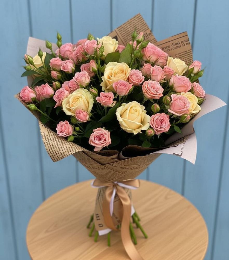 Букет цветов из: Розы в Николо-Варваринке