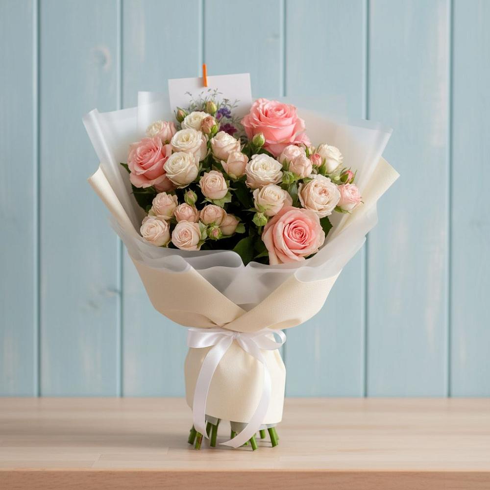 Букет цветов из: Розы в Николо-Варваринке