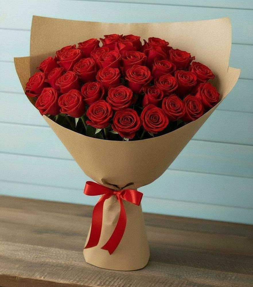 Букет Красные розы Милано в Николо-Варваринке