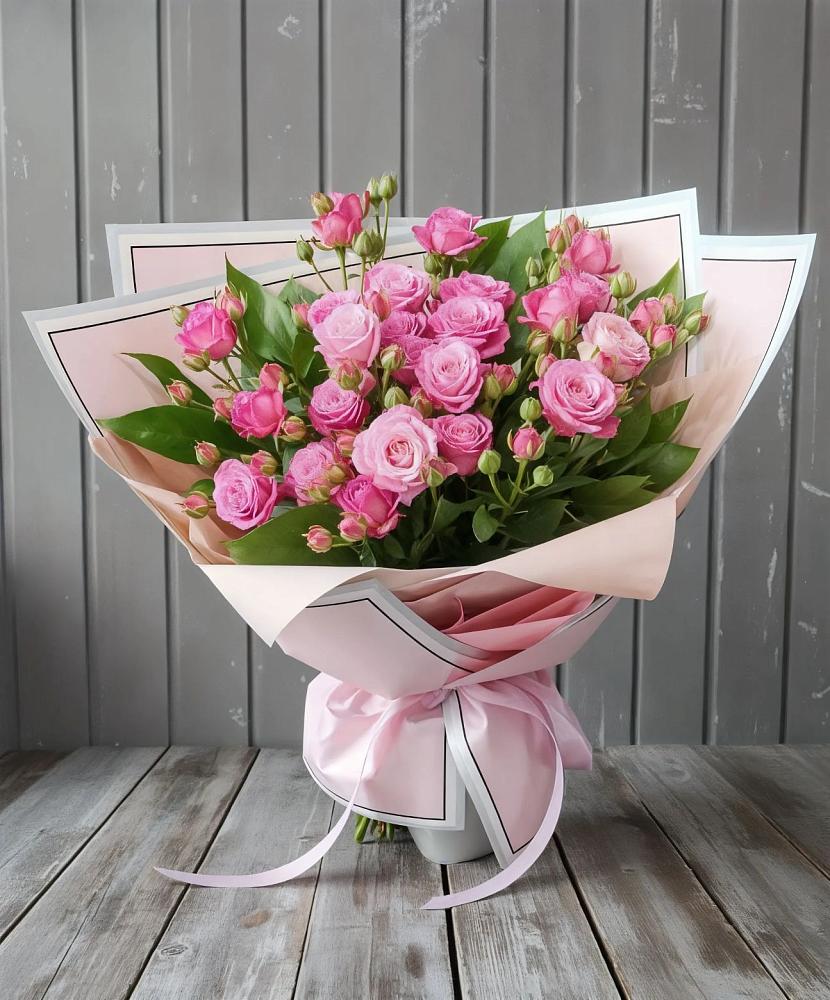 Букет Розовый кустик в Николо-Варваринке