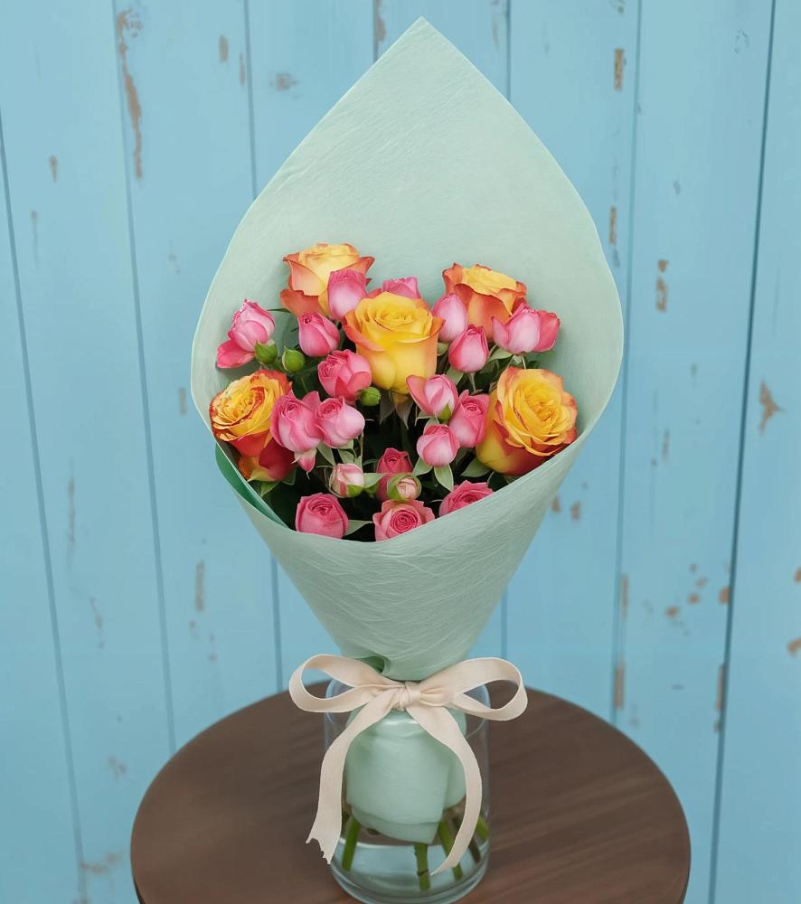 Букет цветов из: Розы в Николо-Варваринке