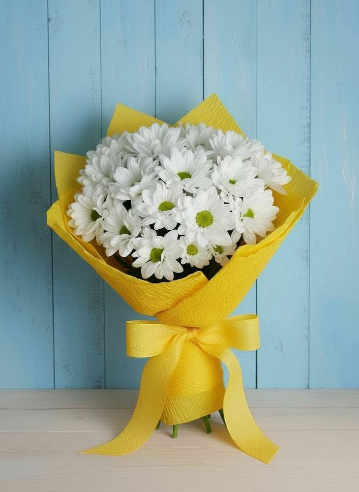 Букет цветов из: Хризантемы в Николо-Варваринке