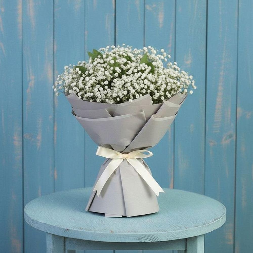 Букет цветов из: Гипсофила в Николо-Варваринке