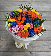 Букет цветов из:  Розы и Хризантемы в Николо-Варваринке