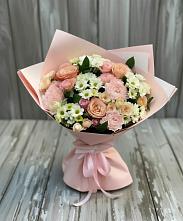 Букет цветов из:  Гвоздики, Розы и Хризантемы #REPLACE_PRED# Николо-Варваринке