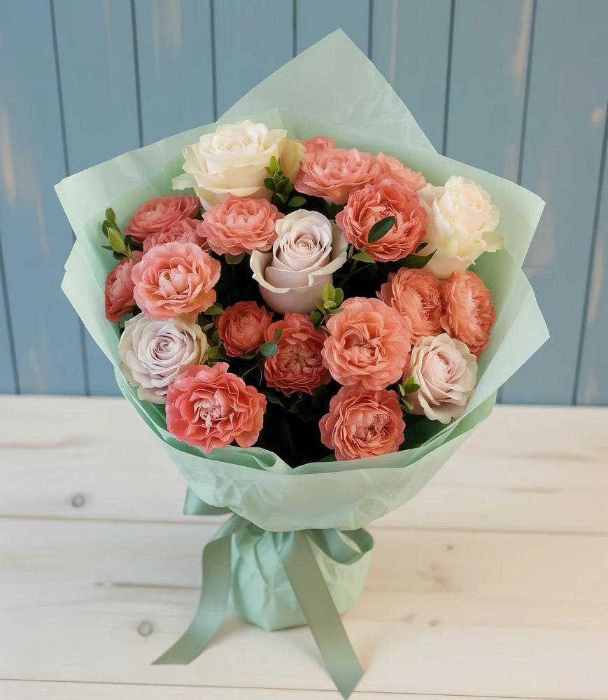 Букет цветов из: Розы в Николо-Варваринке