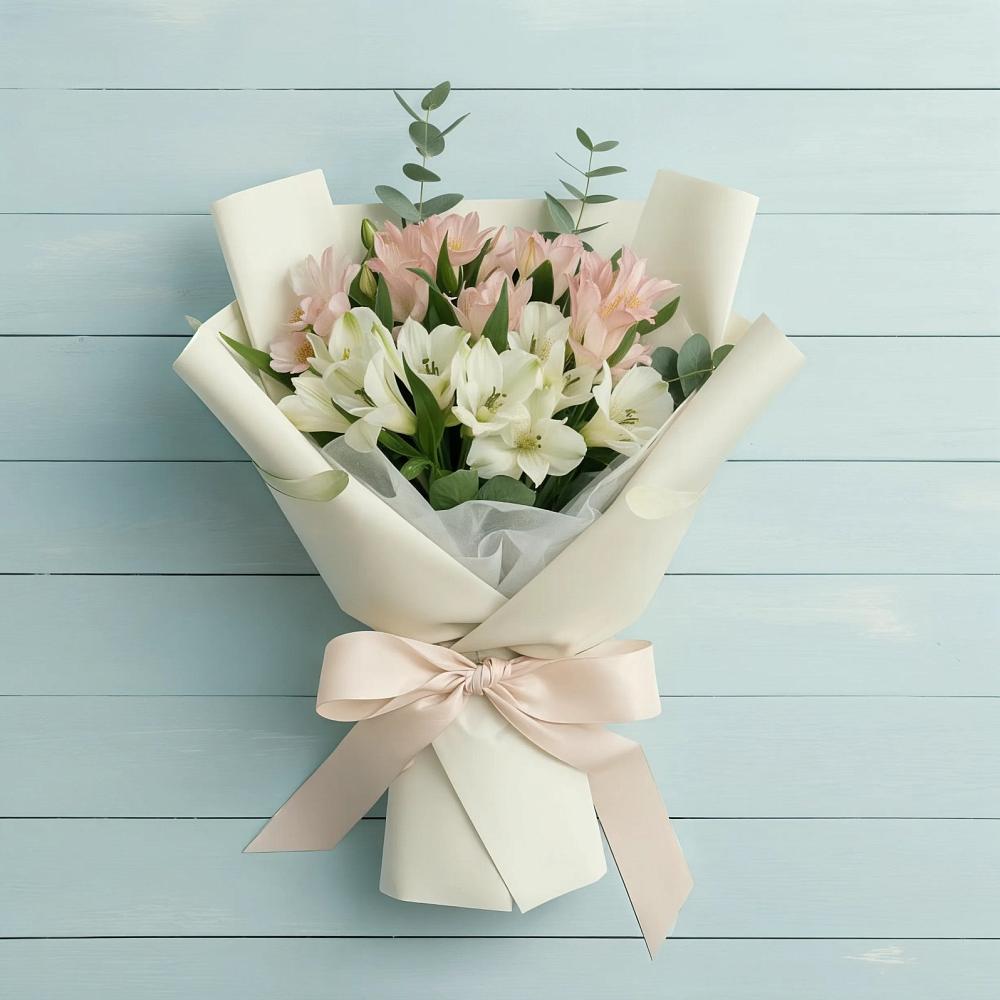 Букет цветов из: Альстромерии в Николо-Варваринке