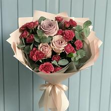 Букет цветов из:  Гвоздики и Розы #REPLACE_PRED# Николо-Варваринке