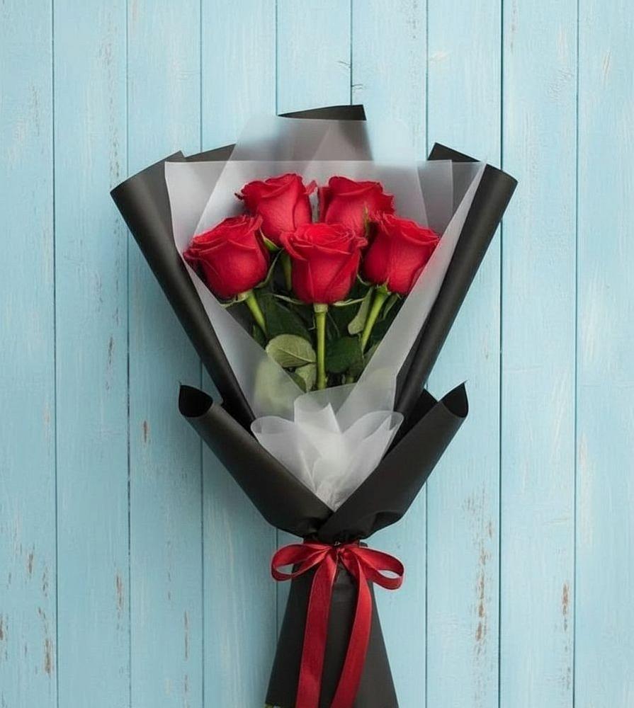 Букет цветов из: Розы в Николо-Варваринке