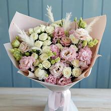 Букет цветов из:  Альстромерии и Розы в Николо-Варваринке